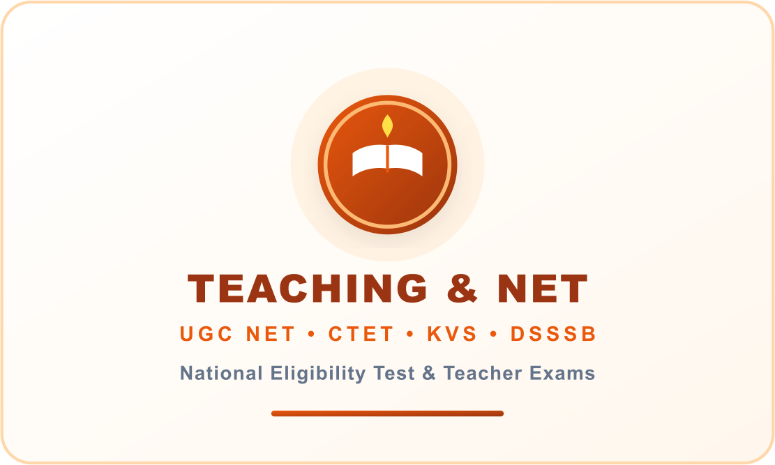 Teaching & UGC NET Exams Logo